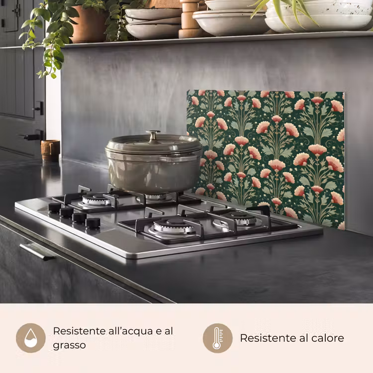 Paraschizzi cucina - Motivo - Botanico - Colorato — 2