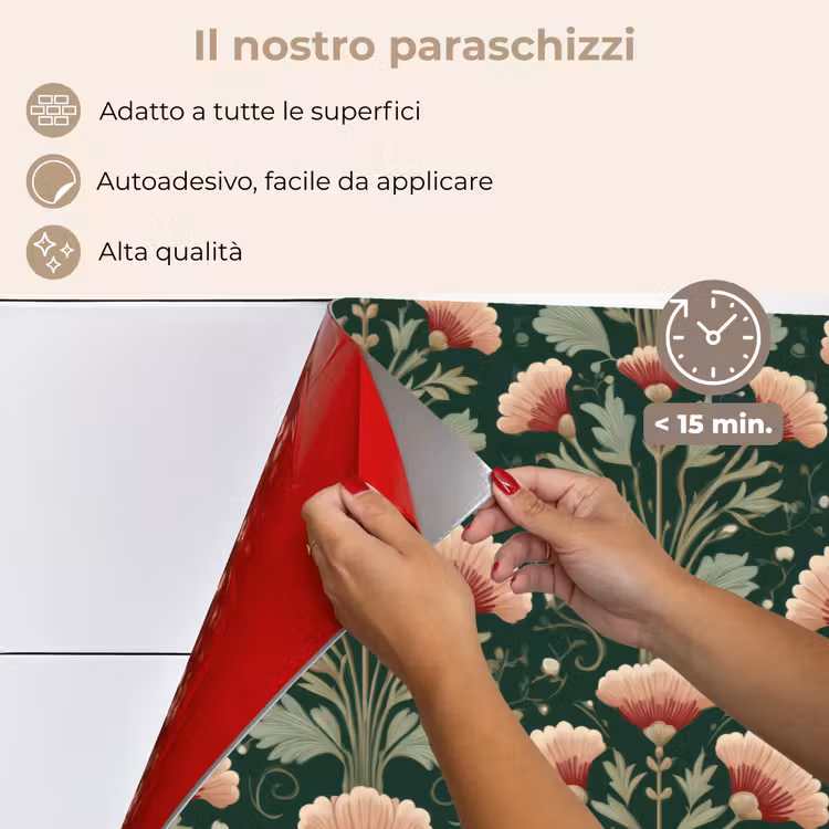 Paraschizzi cucina - Motivo - Botanico - Colorato — 4