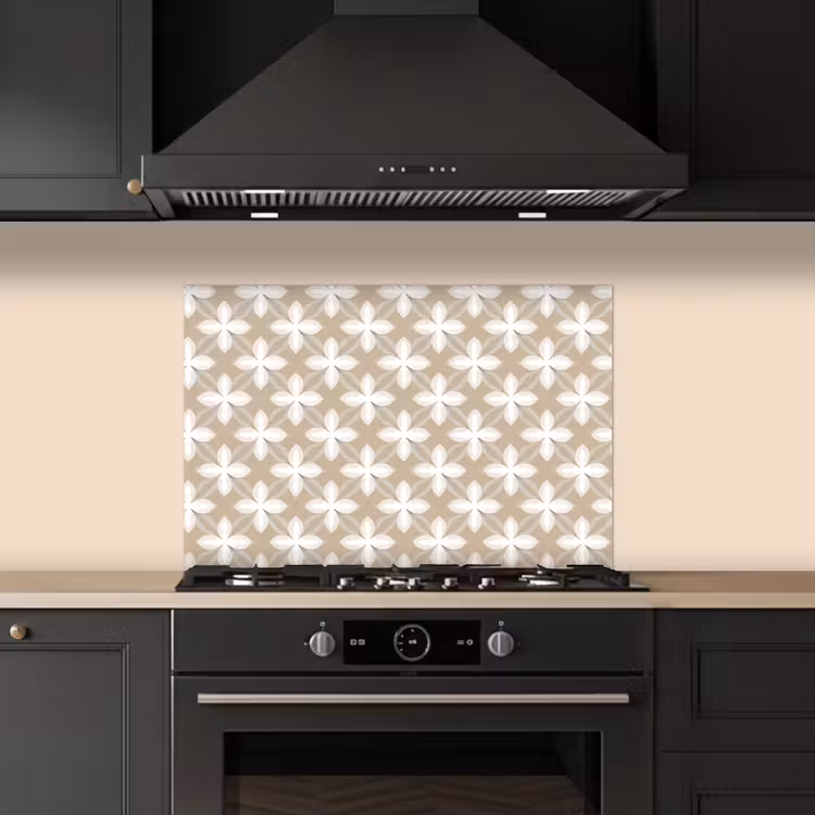 Paraschizzi cucina - Motivo - Simmetrico - Beige — 5