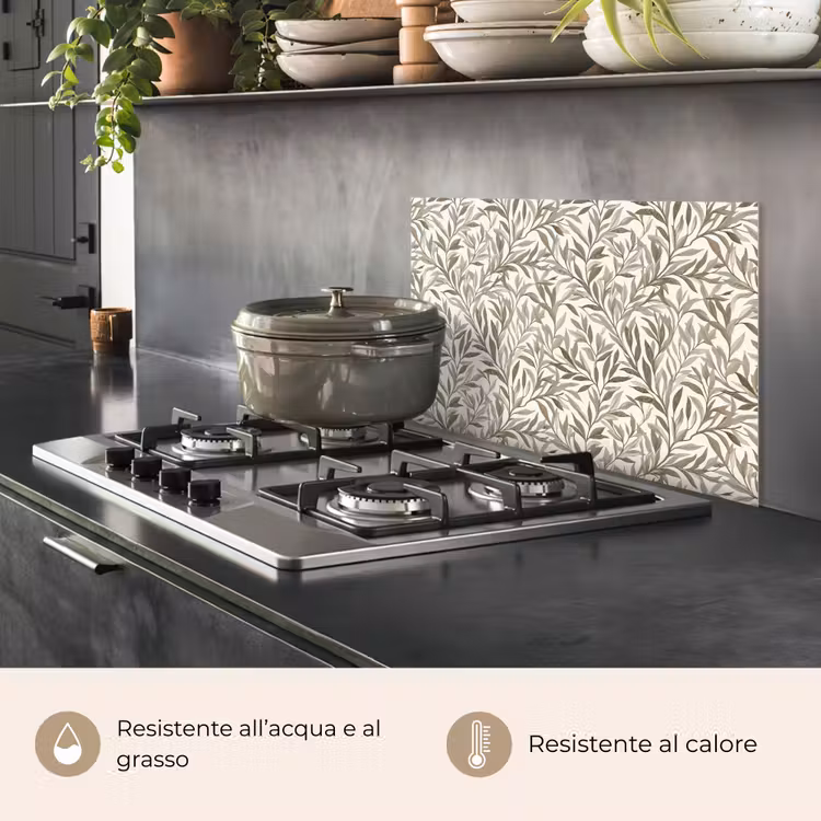 Paraschizzi cucina - Rami - Botanico - Taupe — 2