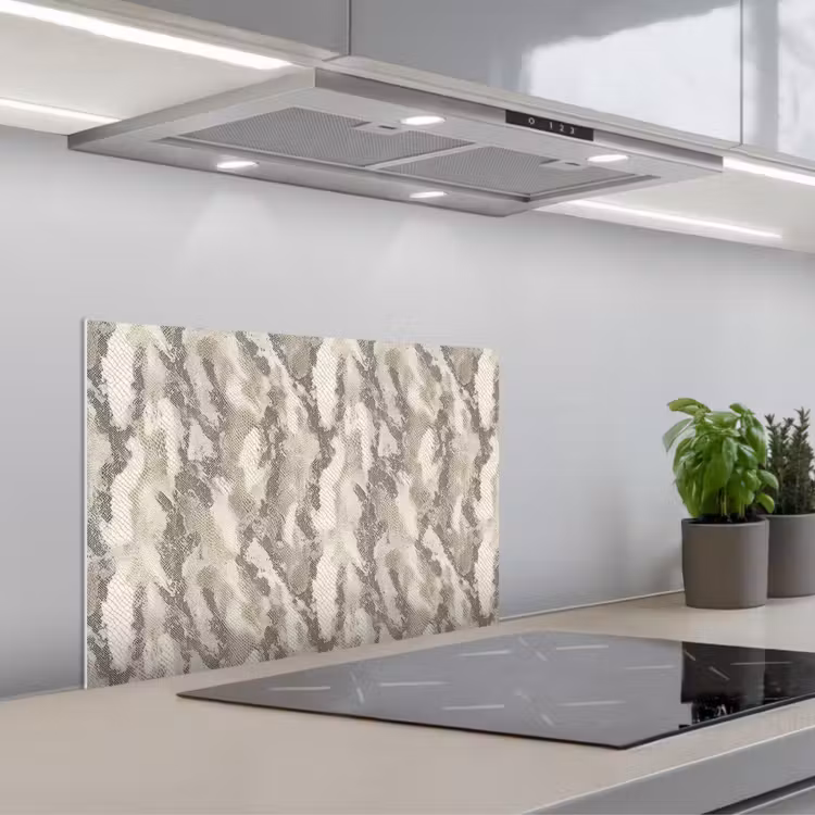 Paraschizzi cucina - Serpente - Modello - Taupe — 1