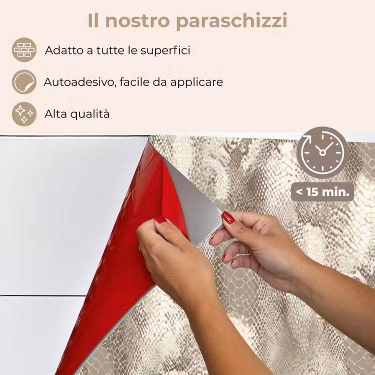 Paraschizzi cucina - Serpente - Struttura - Sabbia — 4
