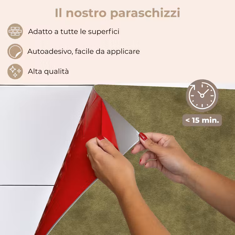 Paraschizzi cucina - Texture - Astratto - Verde — 4
