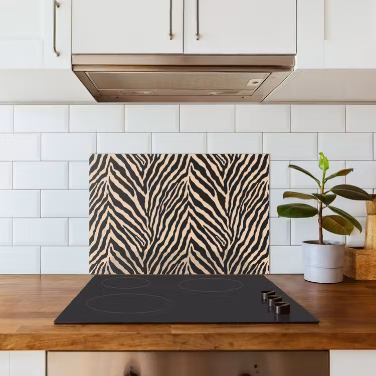 Paraschizzi cucina - Zebra - Classico - Nero — 3
