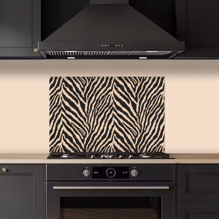 Paraschizzi cucina - Zebra - Classico - Nero — 5