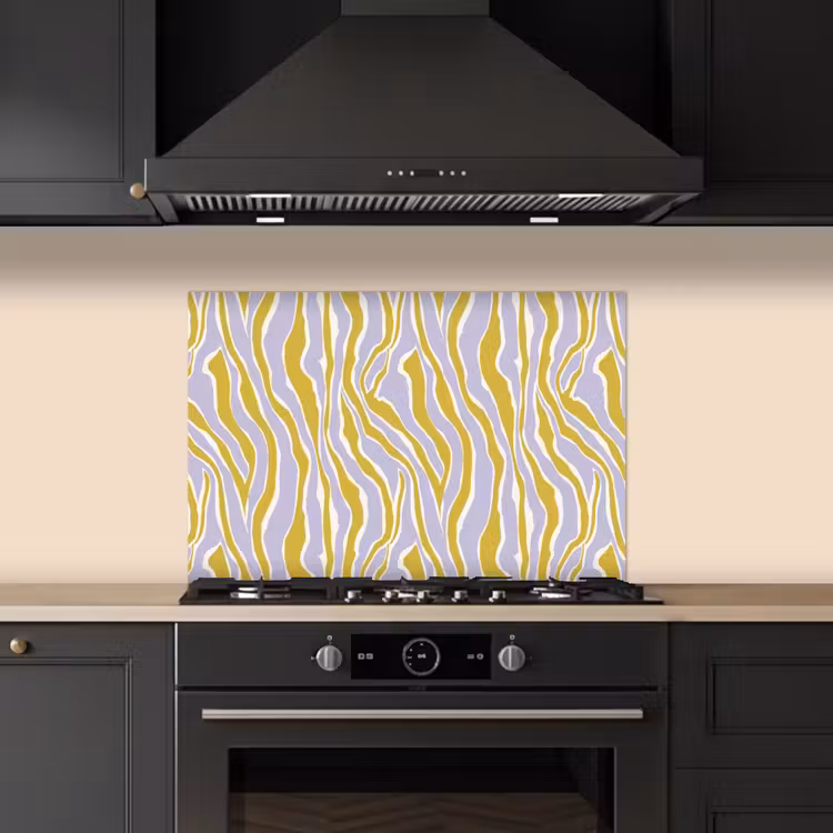 Paraschizzi cucina - Zebra - Moderno - Multicolore — 5