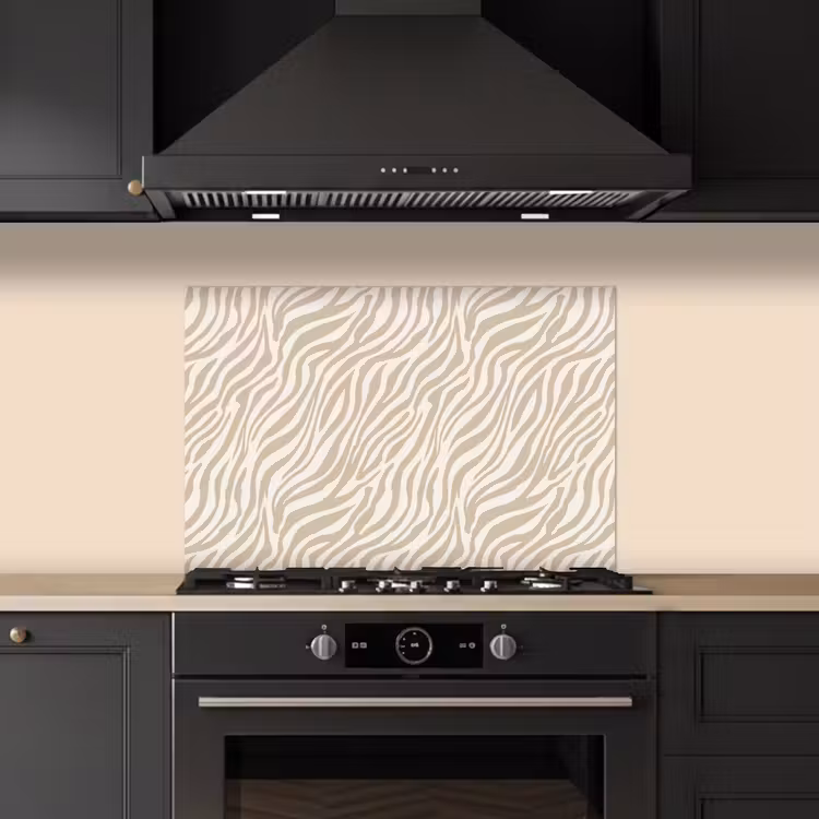 Paraschizzi cucina - Zebra - Motivo - Beige — 5
