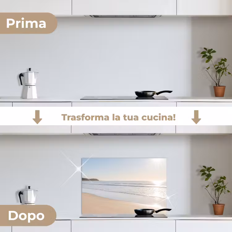 Paraschizzi cucina - Mare - Sole - Sabbia — 7