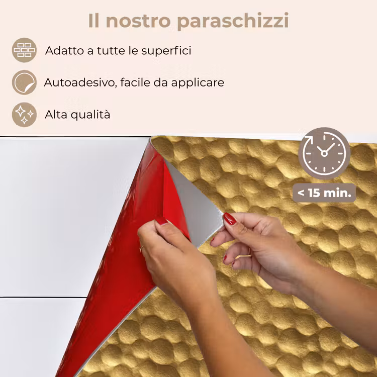 Paraschizzi cucina - Metallo - Dinamico - Oro — 4