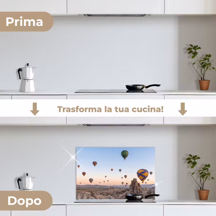 Paraschizzi cucina - Mongolfiere - Rocce - Alba — 7