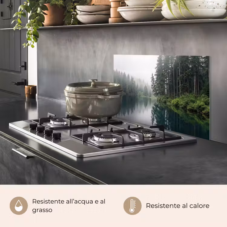 Paraschizzi cucina - Montagne - Lago - Foresta — 2