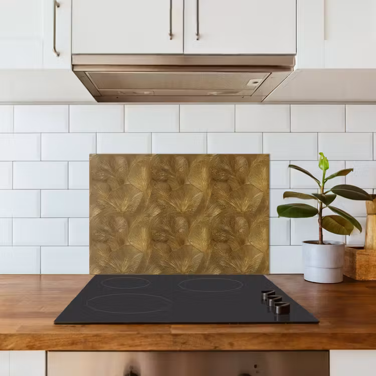 Paraschizzi cucina - Organico - Linee - Oro — 3