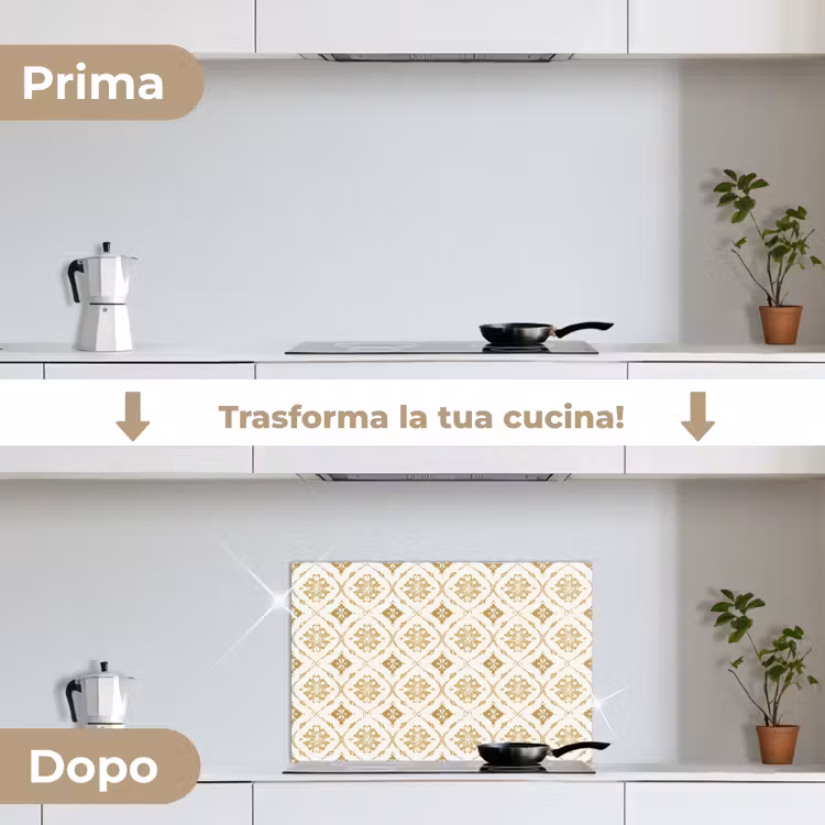 Paraschizzi cucina - Ornamento - Classico - Oro — 7