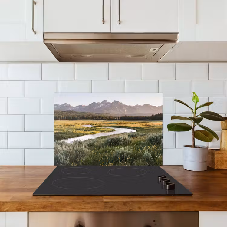 Paraschizzi cucina - Paesaggio di montagna - Fiume - Foresta — 3