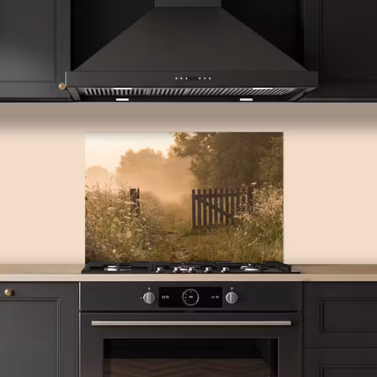 Paraschizzi cucina - Recinto - Natura - Nebbia - Campo — 5