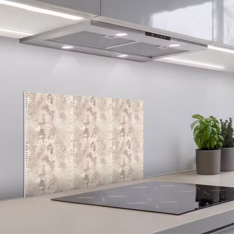 Paraschizzi cucina - Serpente - Motivo - Beige — 1