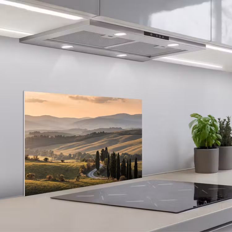 Paraschizzi cucina - Toscana - Paesaggio - Colline — 1