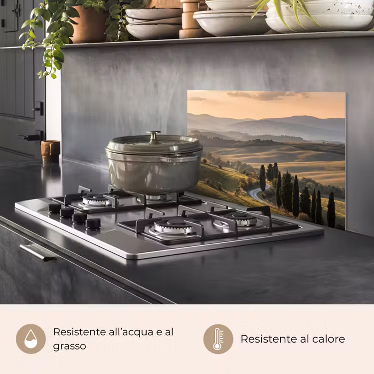 Paraschizzi cucina - Toscana - Paesaggio - Colline — 2