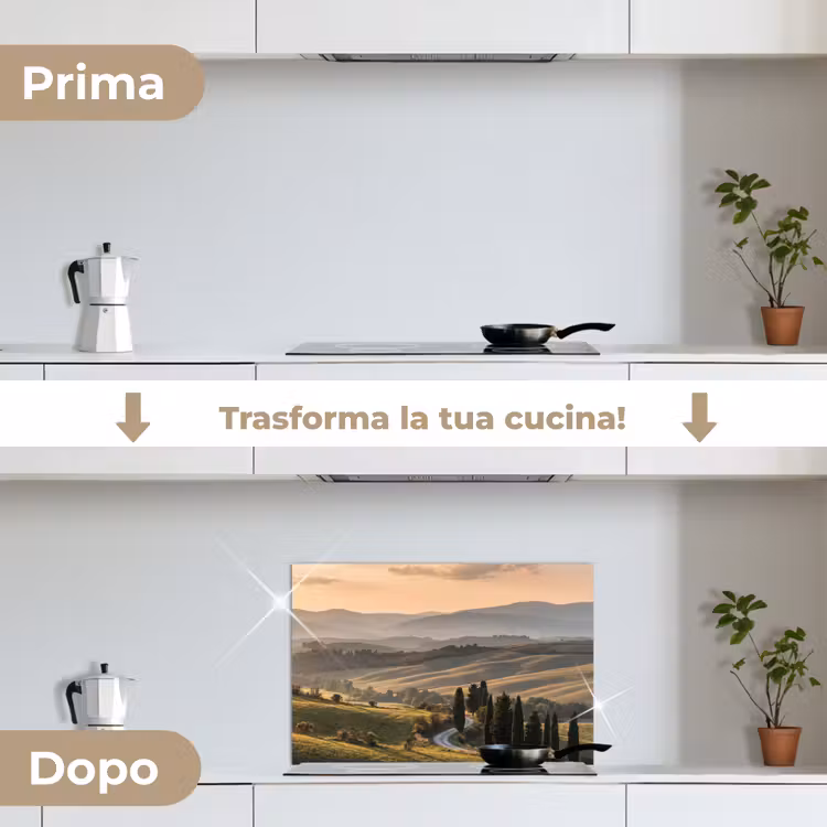 Paraschizzi cucina - Toscana - Paesaggio - Colline — 7