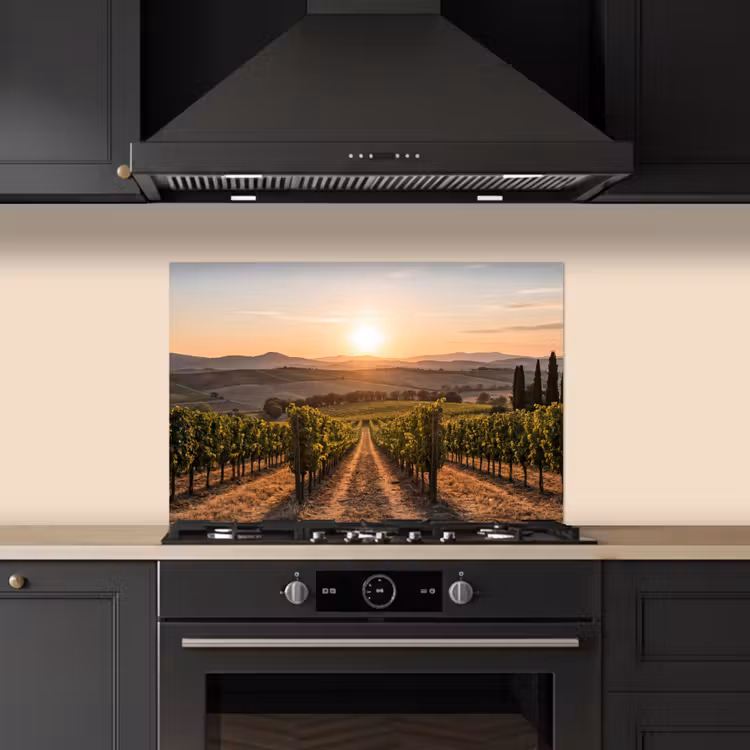 Paraschizzi cucina - Vigneto - Tramonto - Paesaggio — 5