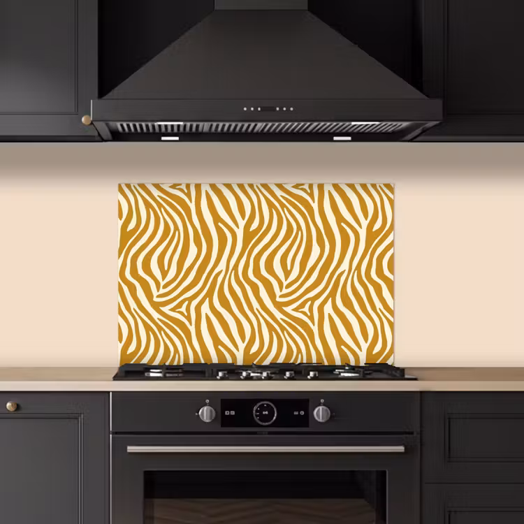 Paraschizzi cucina - Zebra - Classico - Ocra - Giallo — 5