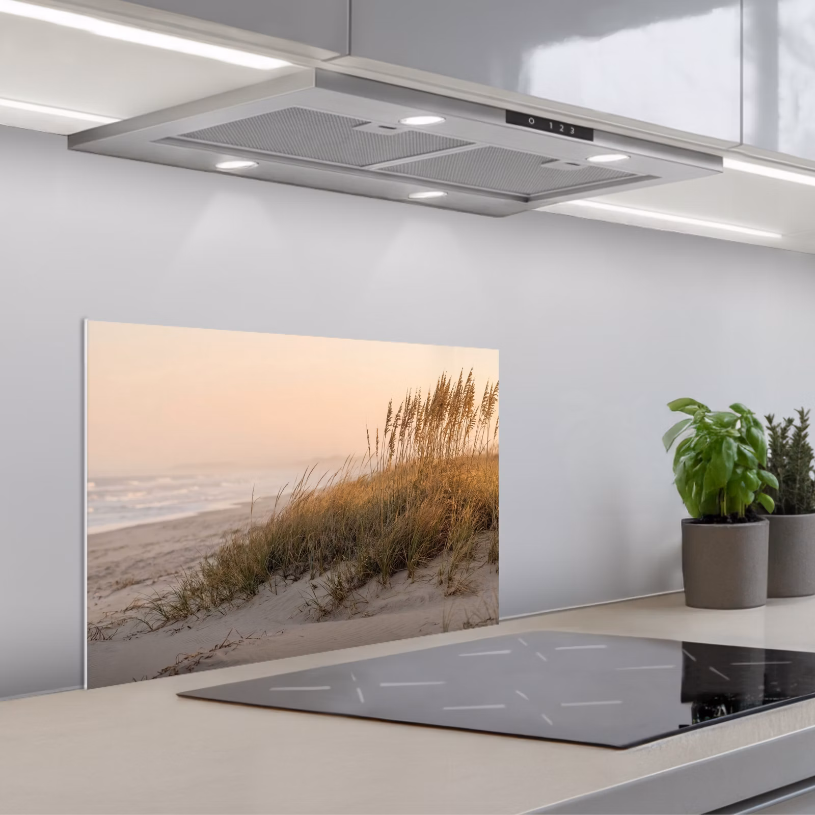 Paraschizzi cucina - Paesaggio dunale - Tramonto - Spiaggia — 1