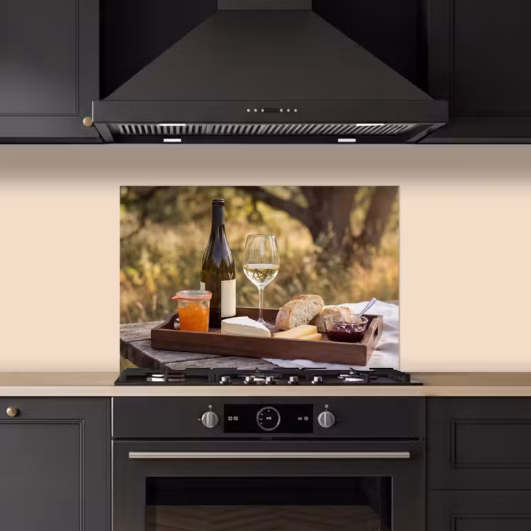 Paraschizzi cucina - Picnic - Vino - Tagliere di formaggi — 5
