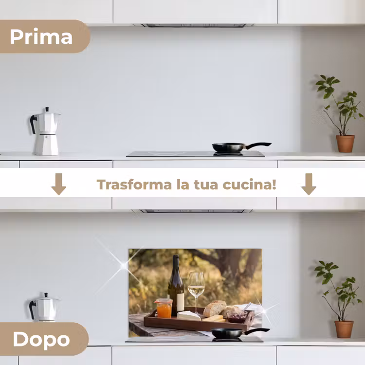Paraschizzi cucina - Picnic - Vino - Tagliere di formaggi — 7