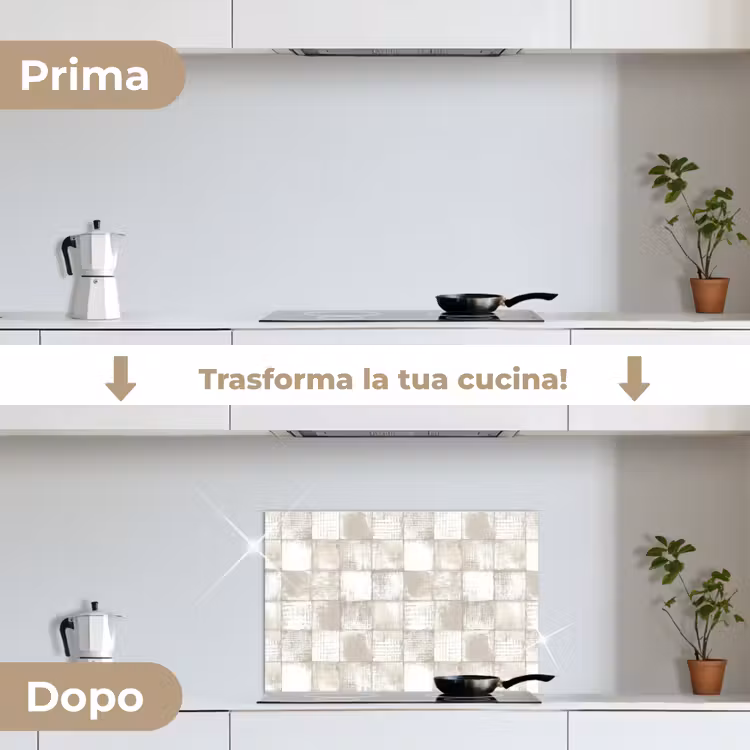 Paraschizzi cucina - Piastrella - Motivo - Intemperie — 7