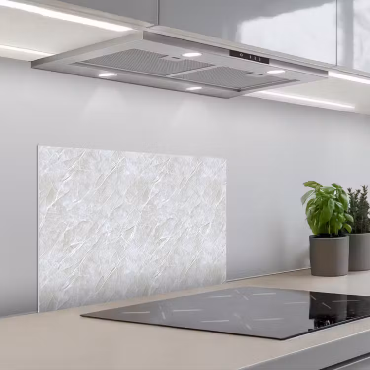 Paraschizzi cucina - Superficie - Struttura - Grigio — 1