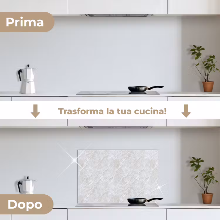 Paraschizzi cucina - Superficie - Struttura - Grigio — 7