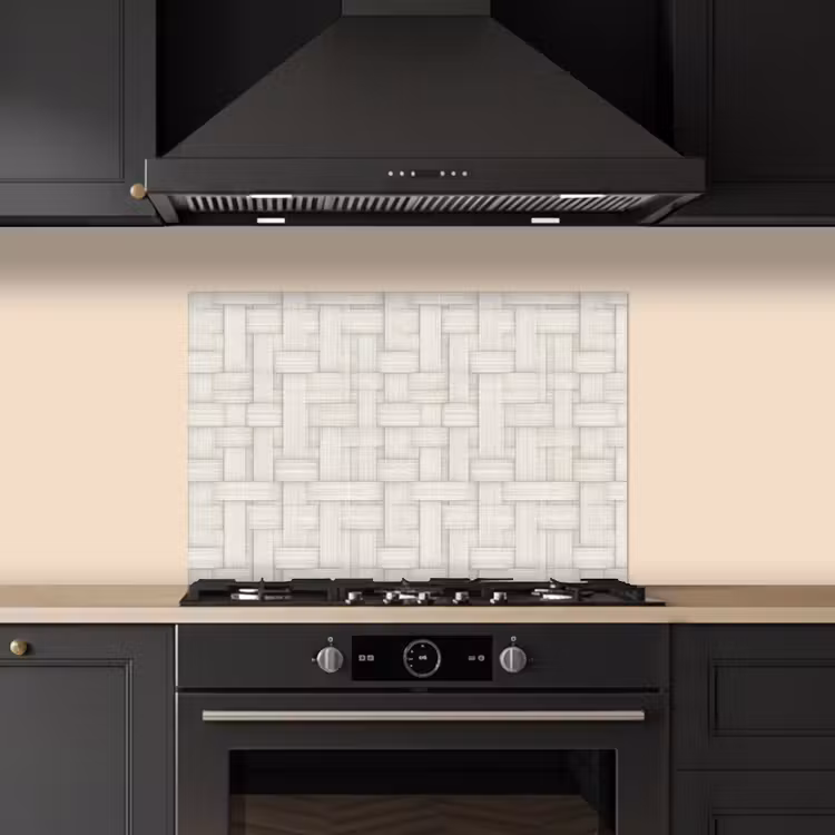 Paraschizzi cucina - Vimini - Strisce - Beige — 5