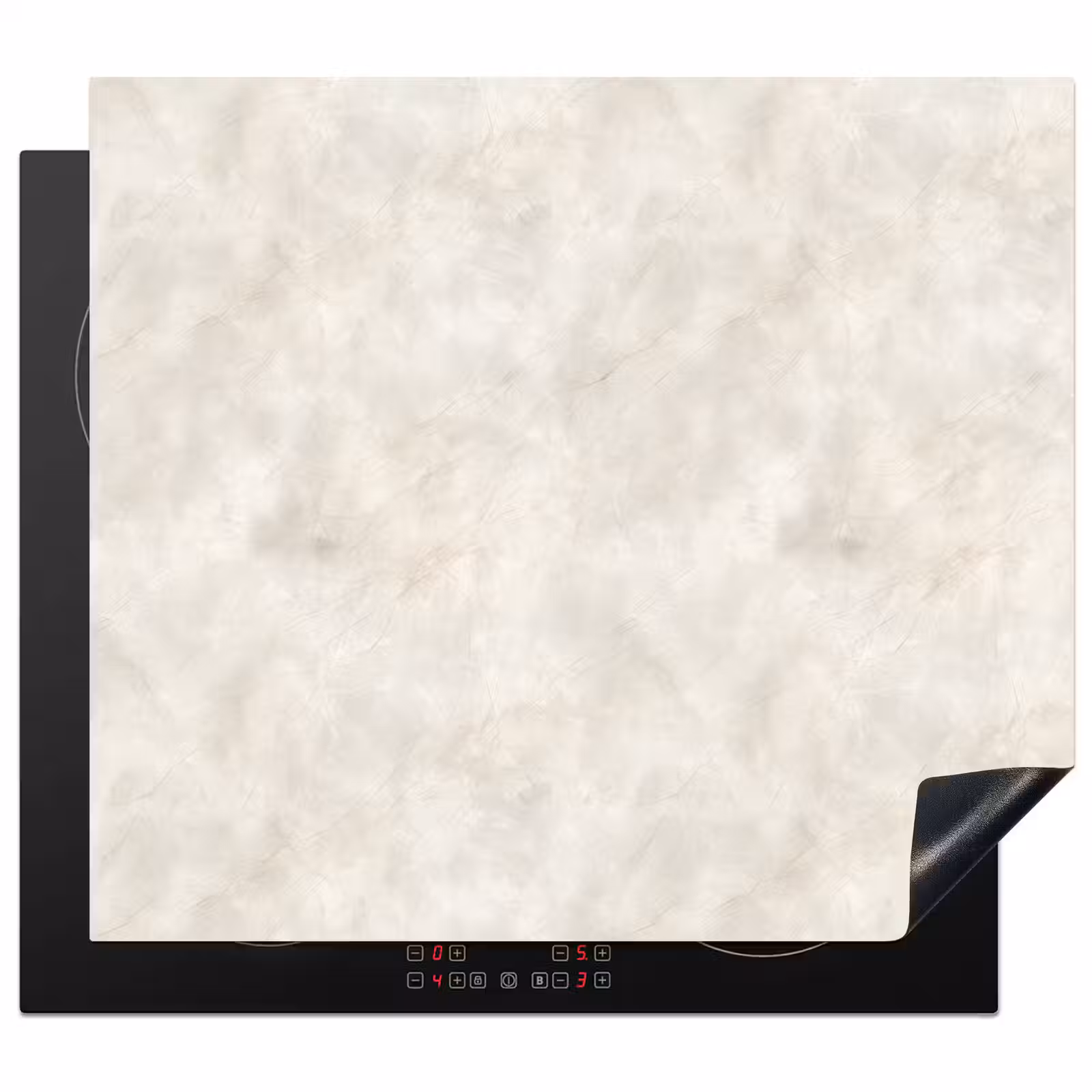Protezione piano induzione - Beige crema - Marmo - Venature — 1