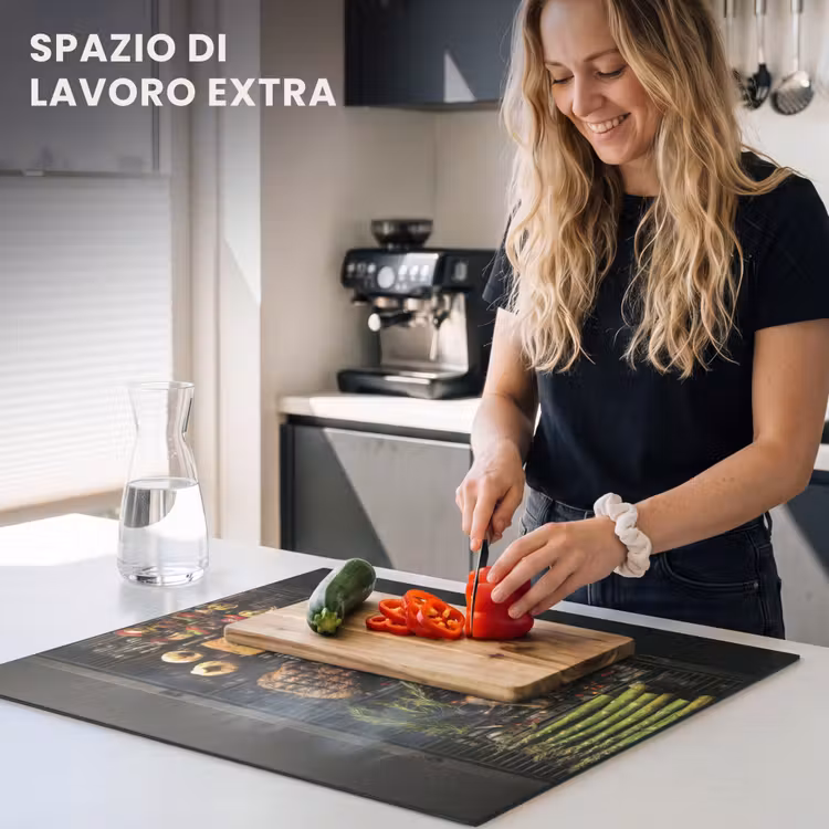 Protezione piano induzione - Barbecue - Grigliare - Mangiare — 5
