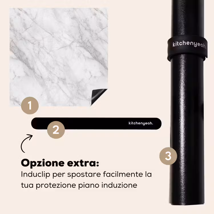Protezione piano induzione - Classico - Marmo - Grigio — 8