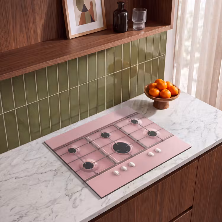 Protezione piano induzione - Cucina a gas - Moderna - Rosa — 4