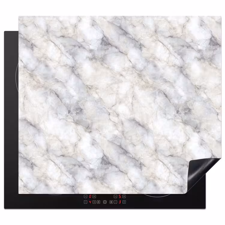 Protezione piano induzione - Grigio - Marmo - Dettagli — 1