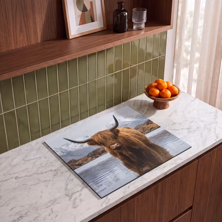 Protezione piano induzione - Highlander scozzese - Marrone - Acqua — 4