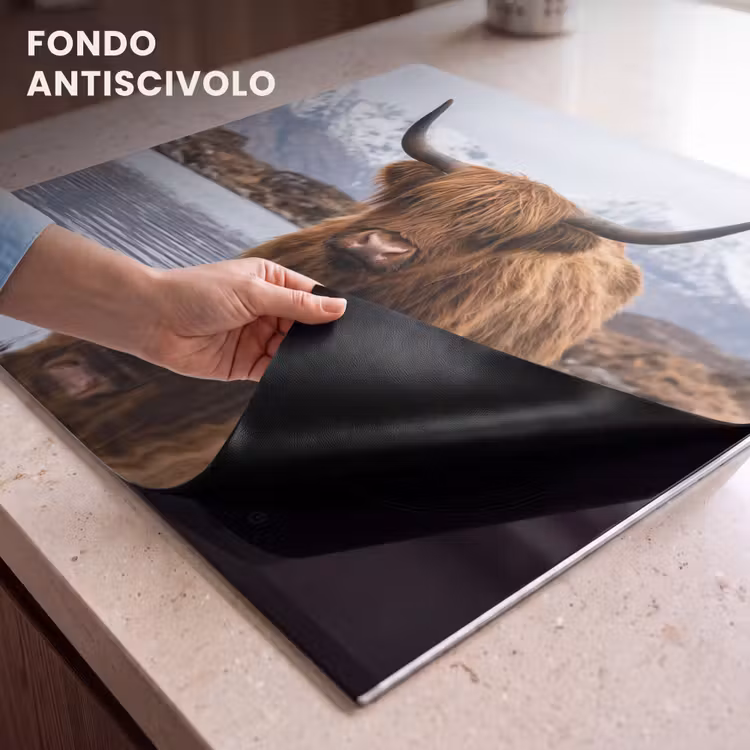 Protezione piano induzione - Highlander scozzese - Marrone - Acqua — 6