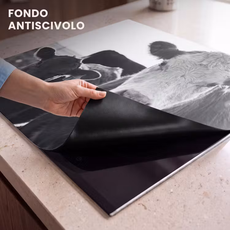 Protezione piano induzione - Mucche - Bianco e nero — 6
