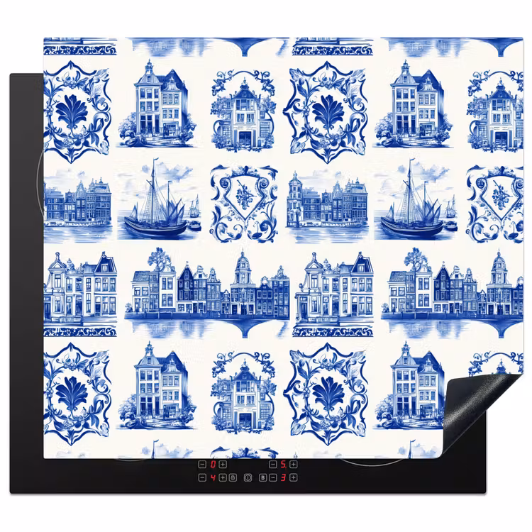Protezione piano induzione - Case - Navi - Blu — 1