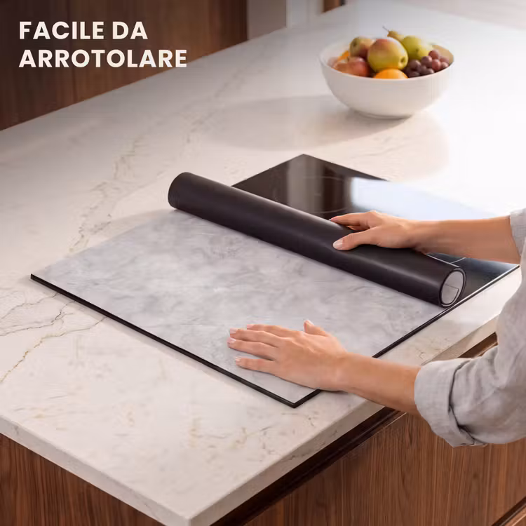 Protezione piano induzione - Grigio - Marmo - Opaco — 7
