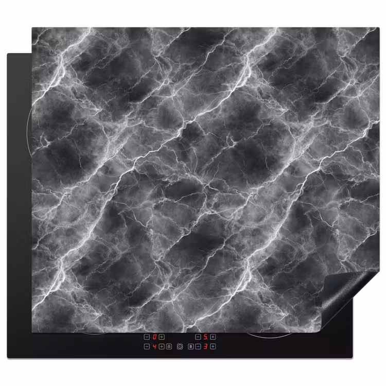 Protezione piano induzione - Grigio scuro - Fulmine - Marmo — 1