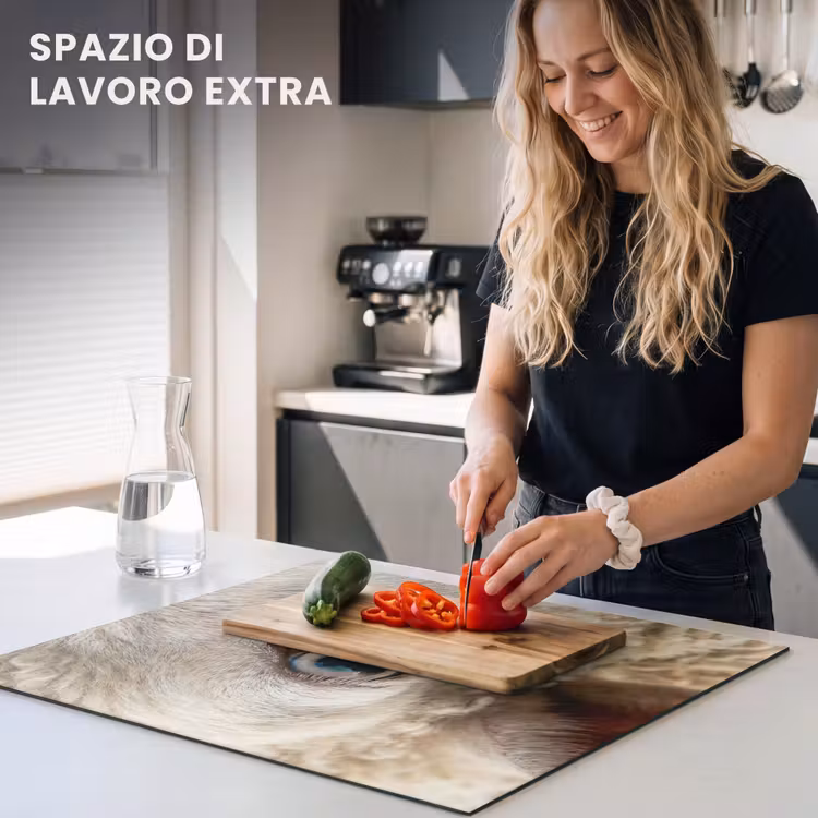 Protezione piano induzione - Pecora - Occhio - Bianco — 5