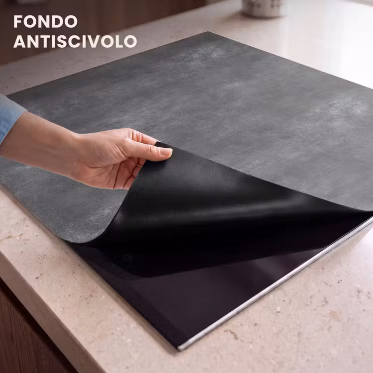 Protezione piano induzione - Grigio scuro - Grezzo - Calcestruzzo — 6