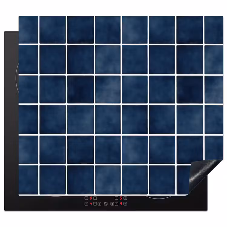 Protezione piano induzione - Piastrella - Moderna - Blu — 1