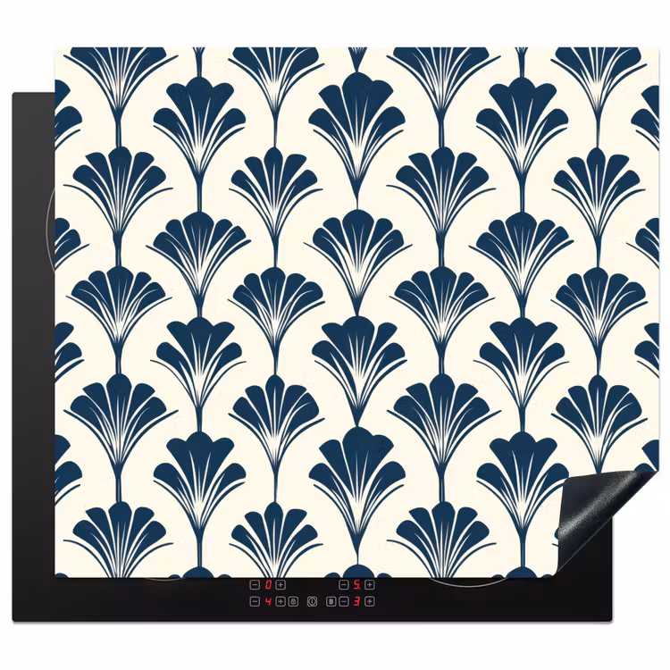 Protezione piano induzione - Classico - Motivo - Blu — 1