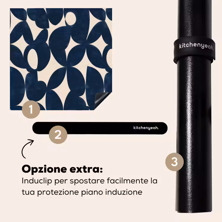 Protezione piano induzione - Moderno - Geometrico - Blu — 8