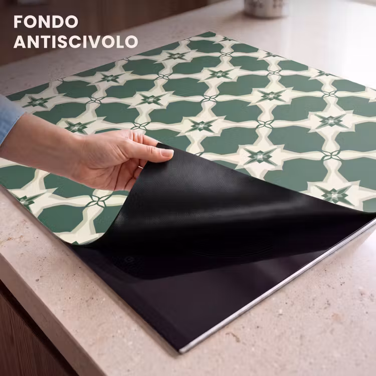 Protezione piano induzione - Piastrella - Classica - Verde — 6