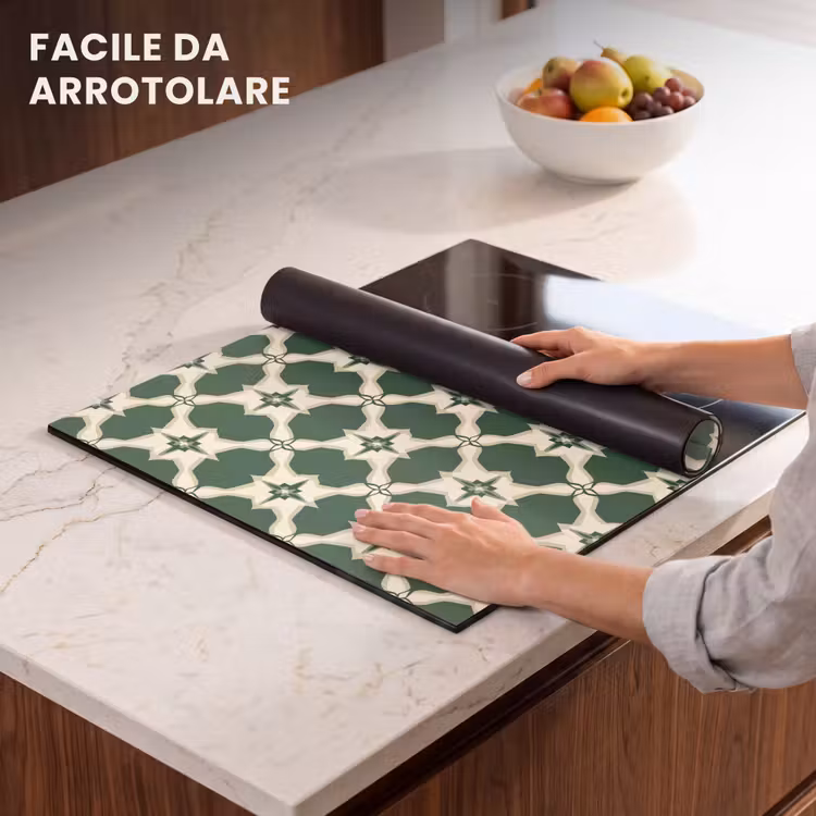 Protezione piano induzione - Piastrella - Classica - Verde — 7